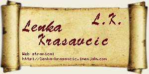 Lenka Krasavčić vizit kartica